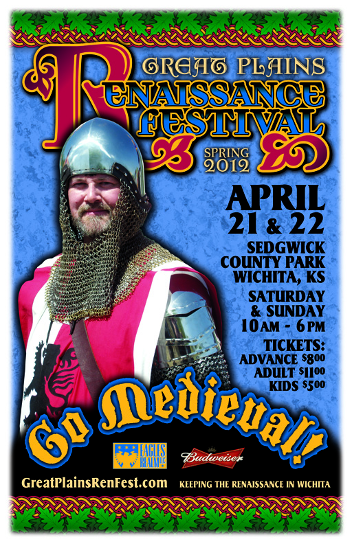 Spring 2012 Great Plains Ren Fest Poster 1